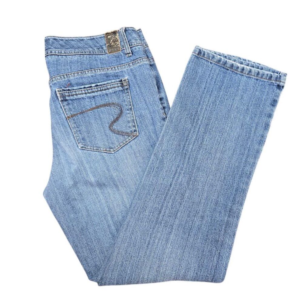 Ruff Hewn Straight‎ Leg Medium Wash Denim Jeans Size 10